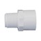 Charlotte Pipe And Foundry Charlotte Pipe Schedule 40 1/2 in. Slip X 1/2 in. D MPT PVC Pipe Adapter 1 pk PVC 02109 0600 - alternate 3